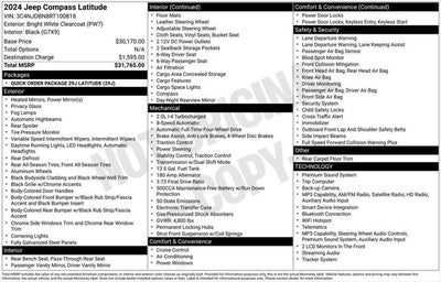 2024 Jeep Compass Latitude 4x4