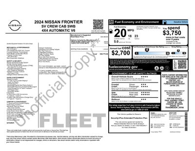2024 Nissan Frontier SV