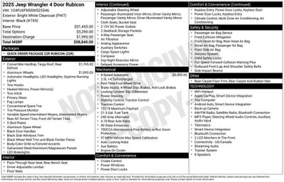2025 Jeep Wrangler 4-Door Rubicon 4x4