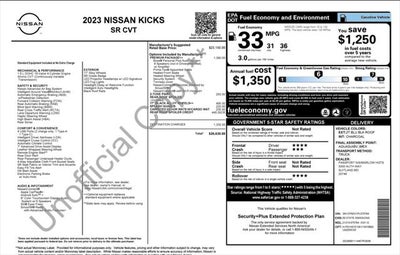 2023 Nissan Kicks SR Xtronic CVT
