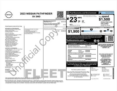 2023 Nissan Pathfinder SV FWD