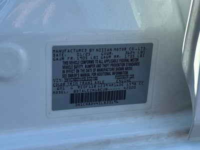 2025 Nissan Versa 1.6 S