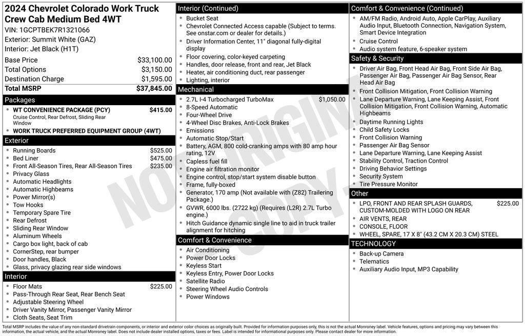 2024 Chevrolet Colorado Work Truck - Photo 11