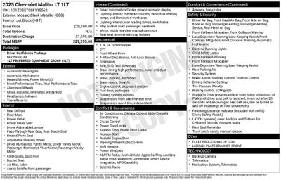 2025 Chevrolet Malibu 1LT