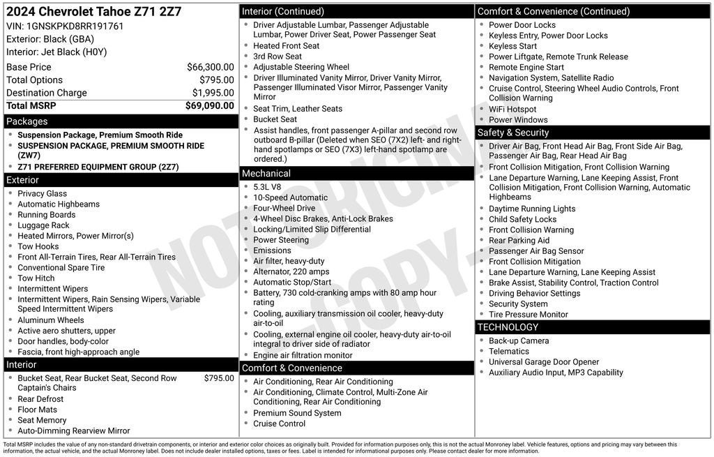 2024 Chevrolet Tahoe Z71 - Photo 35