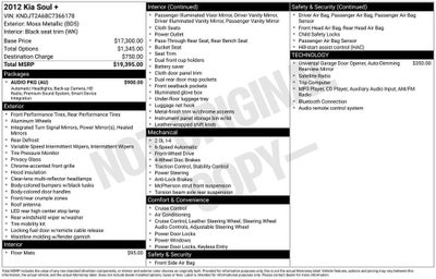 2012 Kia Soul Base
