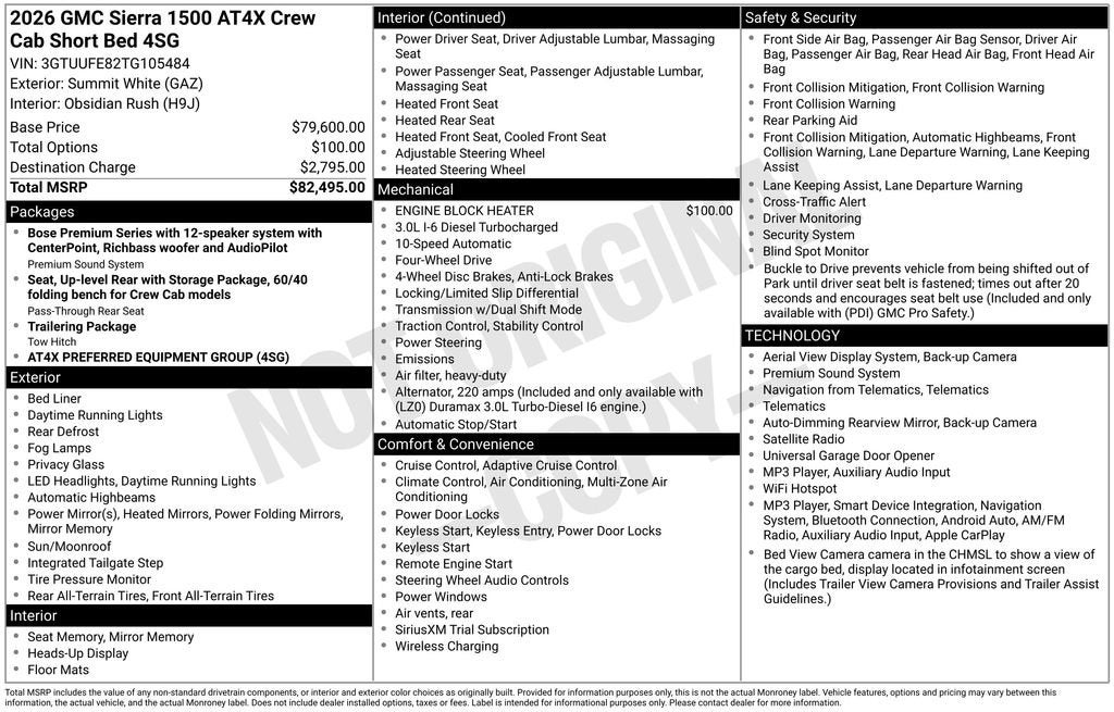 2026 GMC Sierra 1500 Base