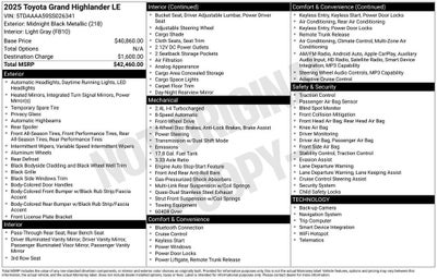 2025 Toyota Grand Highlander XLE